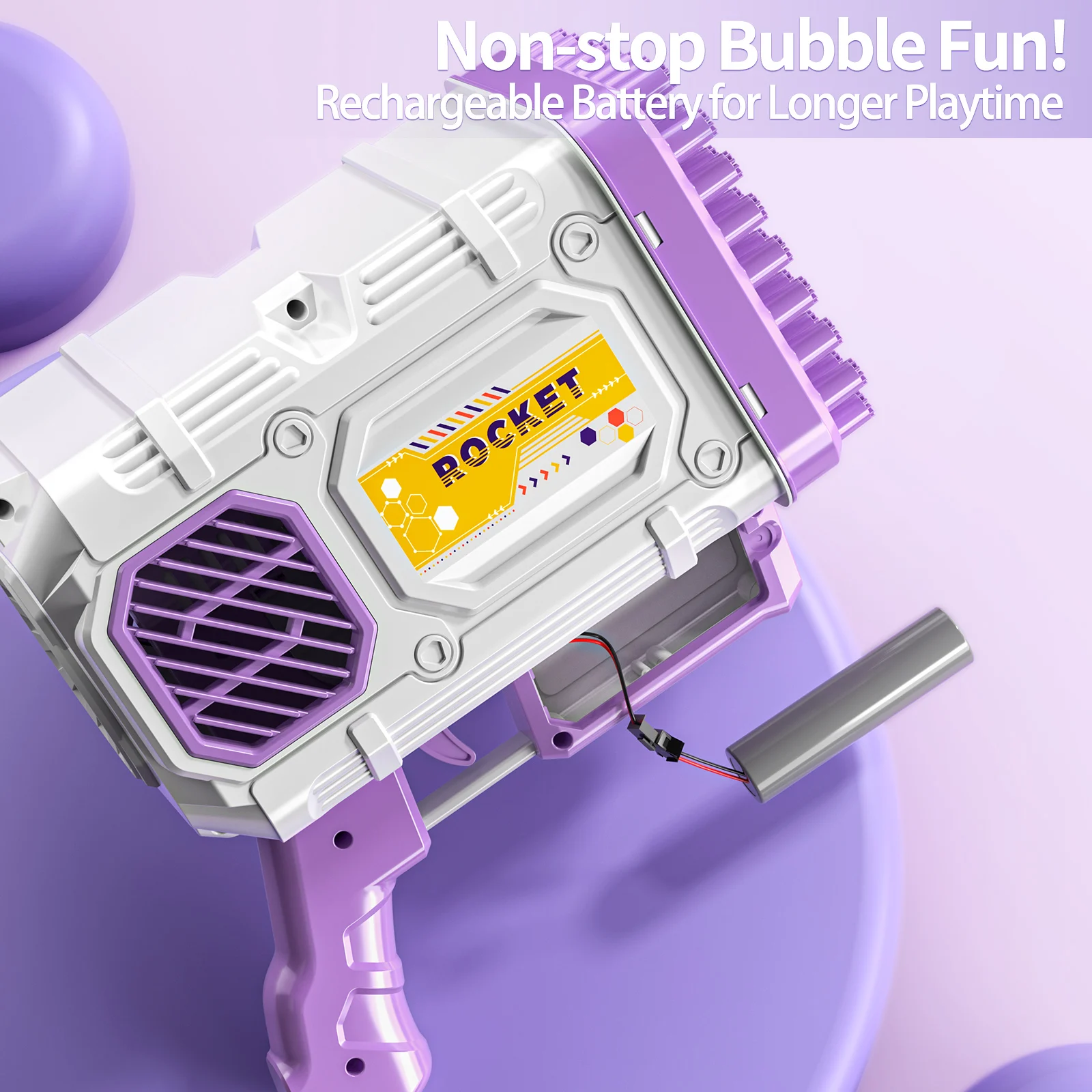 86-Hole Rocket Bubble Gun 4