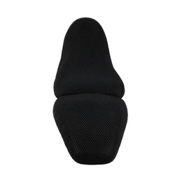 Enhanced Motorcycle Saddle Seat Protection Cushion Cover - 2023 Edition (Black)