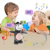 Singing Donkey Plush Toy Talking Singing Plush Toy Electric Interactive Animated Toy Donkey Stuffed Animal Interactive Musical 3