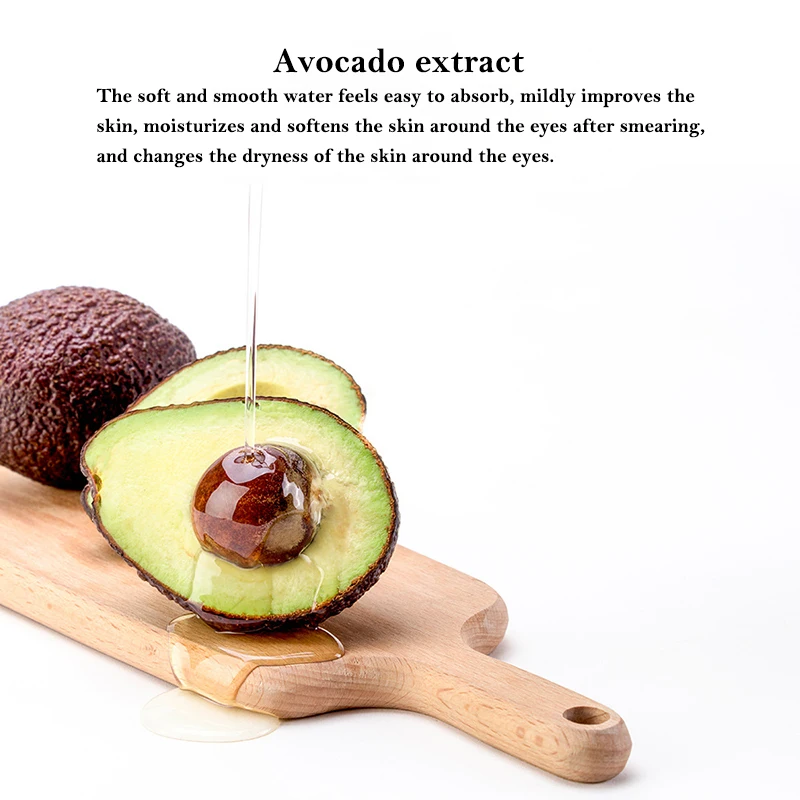 60pcs Avocado Collagen Eye Mask Moisturizing Gel Eyes Masks Eye Patches Remove Dark Circles Firming Eyes Korean Skin Care 3