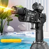 Automatic Water Absorbing Large Capacity Water Gun Summer Electric Water Gun Long Rang Pulse Watergun Outdoor Toy With Light 1