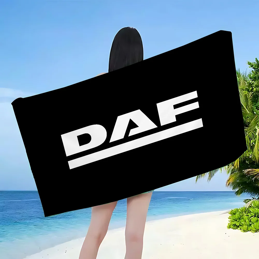 DAF Truck Logo Big Microfiber Beach Towels Quick Dry Towel Sand Beach Towels Pool Towel For Travel Swim Pool Yoga 3