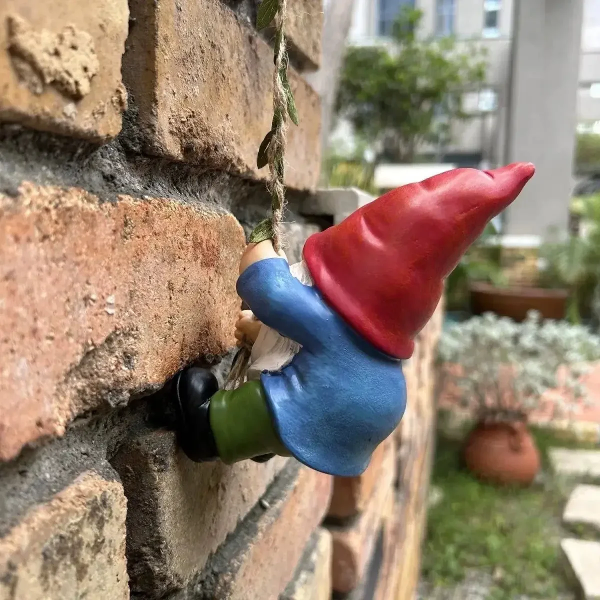 Cute Resin Gnome Pendant for Hanging Cup, Flower Pot, and Home Decor,Flower Pot Landscape Decoration, Outdoor Garden Decora - Image 6