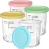 Replacement Ice Cream Containers for NC501 NC500 Series 11-in-1 Creamer Ice Cream Maker Machin Leak Proof Kitchen Gadgets 5