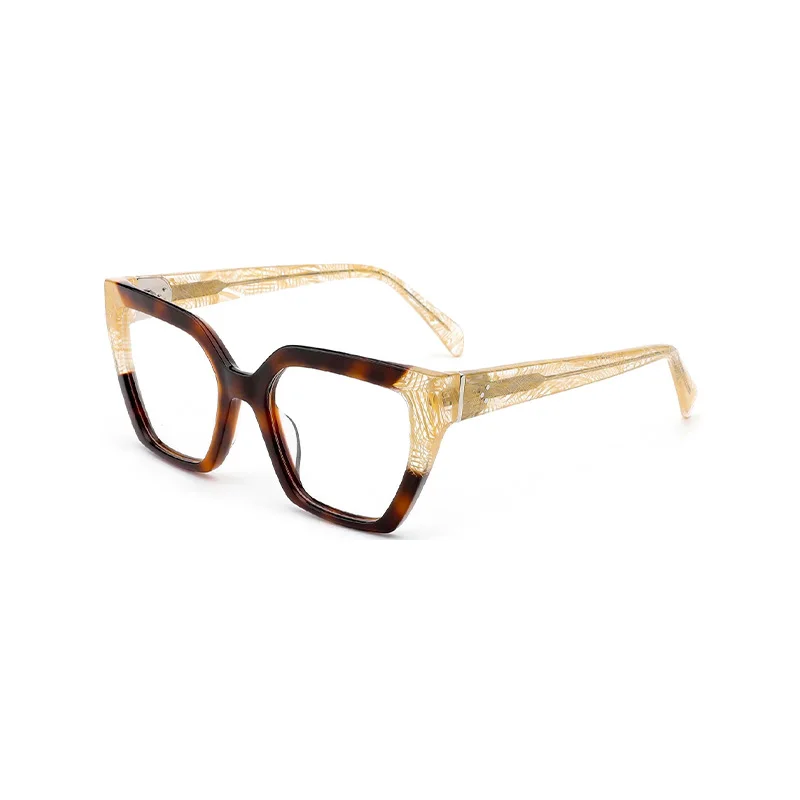 BLUEMOKY Beliebte Acetat-Brille mit Schmetterlingsform, Progressive Multifokalgläser für Damen, Blaulichtfilter, Photochrome Korrekturgläser – Detail 4