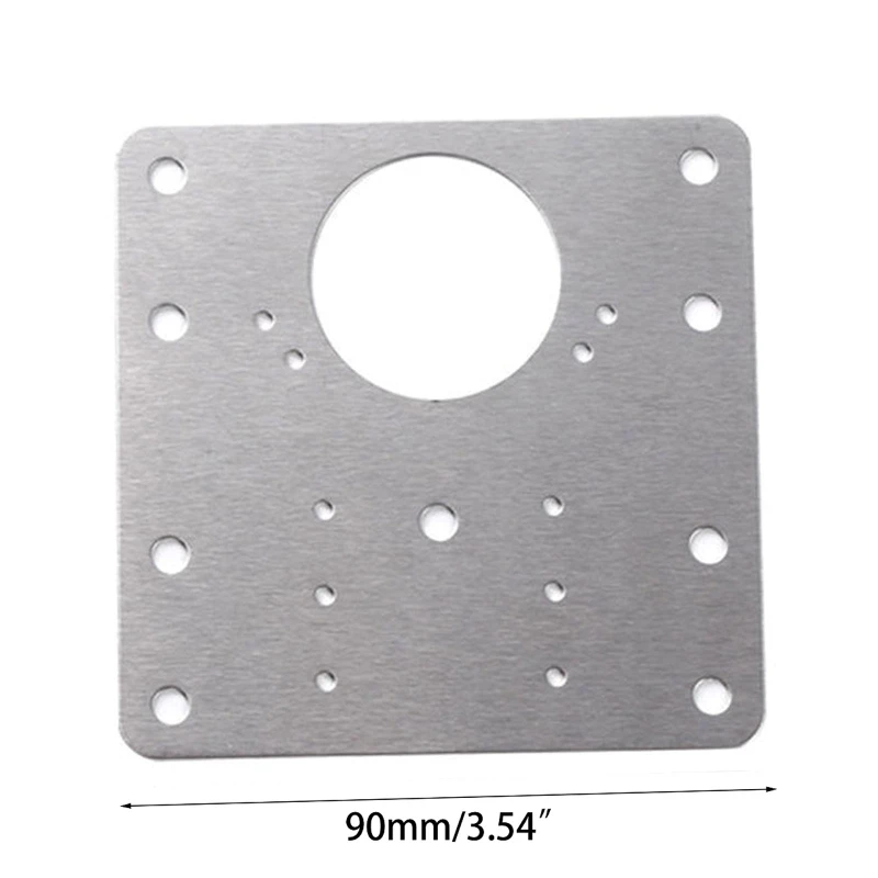 Cabinet Hinge Repair Plate with Mounting Screws Stainless Steel Hinge Tools Dropshipping