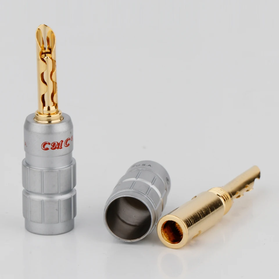 Connettori Per Altoparlanti A Banana Placcati In Rame Spina A Banana BFA Spine A Banana Per Altoparlanti Jack A Banana Placcato Oro In Rame 24K - Foto 6