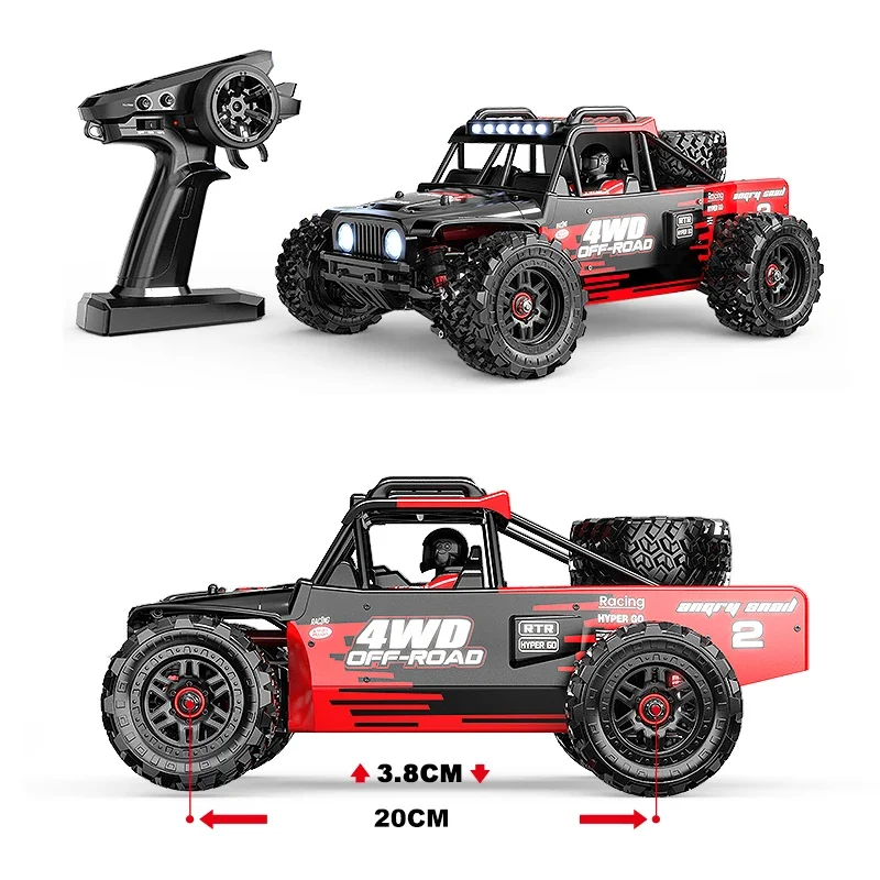 MJX 14209 Hypergo 1/14 V2.0 Rc Remote Control Car 3S/2S Battery 4WD Off-road Racing RC Truck 2.4G Brushless Drift Car Electric 2