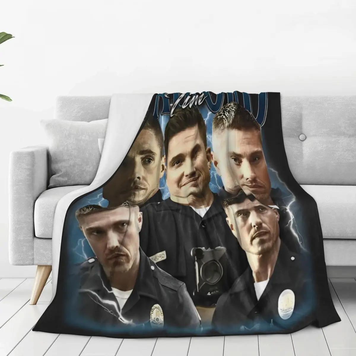 Super Warm Blanket Airplane Travel Tim Bradford Throw Blanket TV Series Flannel Bedspread For Outdoor Comfortable Sofa Bed Cover 4
