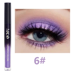 Radiant 13-Shade Waterproof Liquid Eyeshadow Collection - High Shine, Long-Lasting & Smudge-Proof Makeup (6)