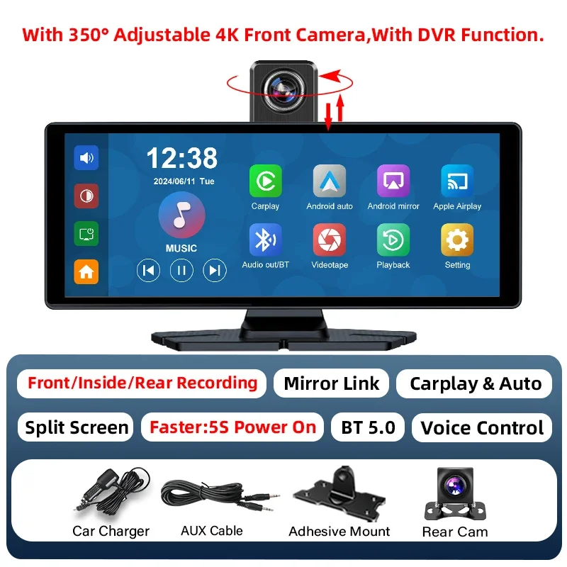 350 4K-Rear Cam