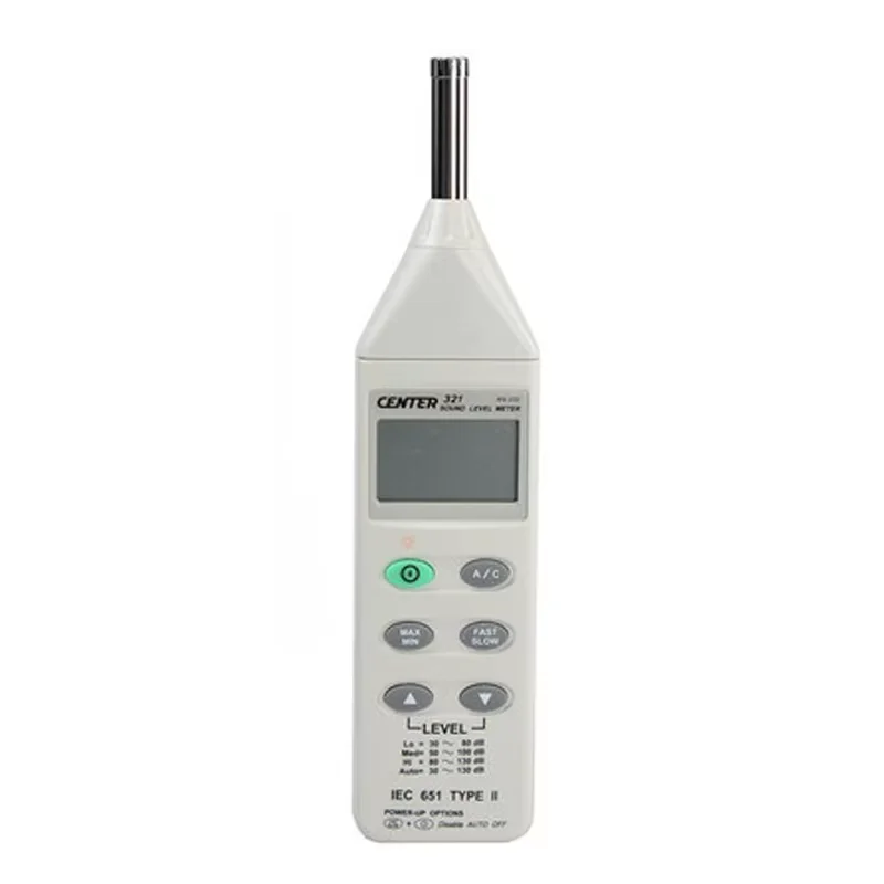 CENTER-320/321/322/329 Sound Level Meter Noise Tester with PC Interface Auto Pow