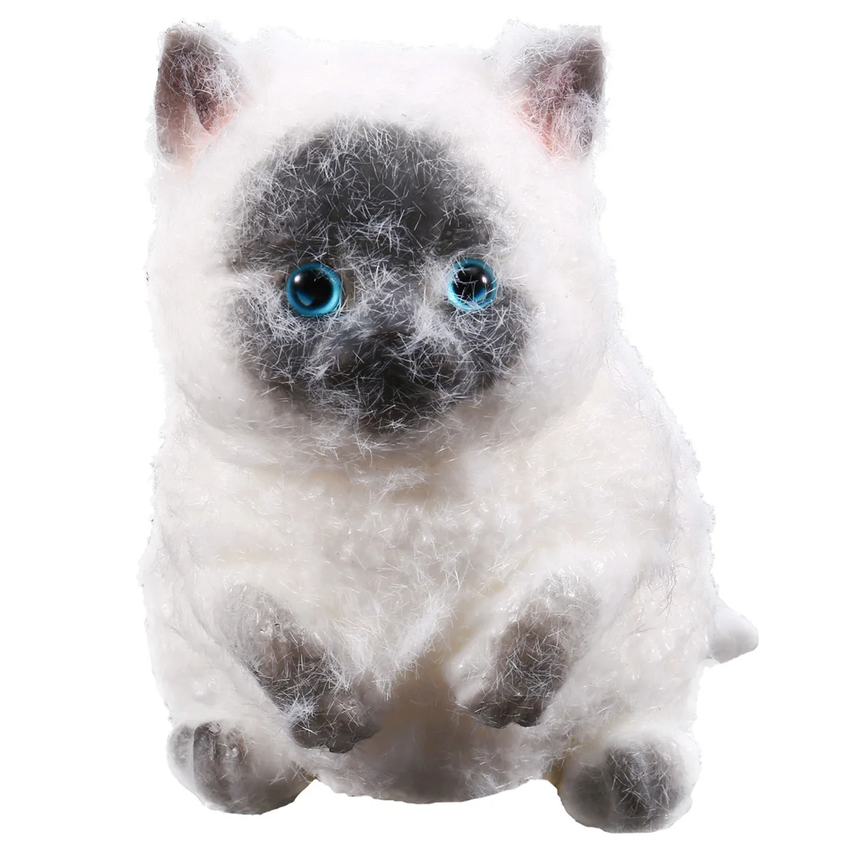BAAU Medium Squishy Cat Toys Stress Relief Cat Squishy Toys Funny Soft Stress Toy Gifts,A