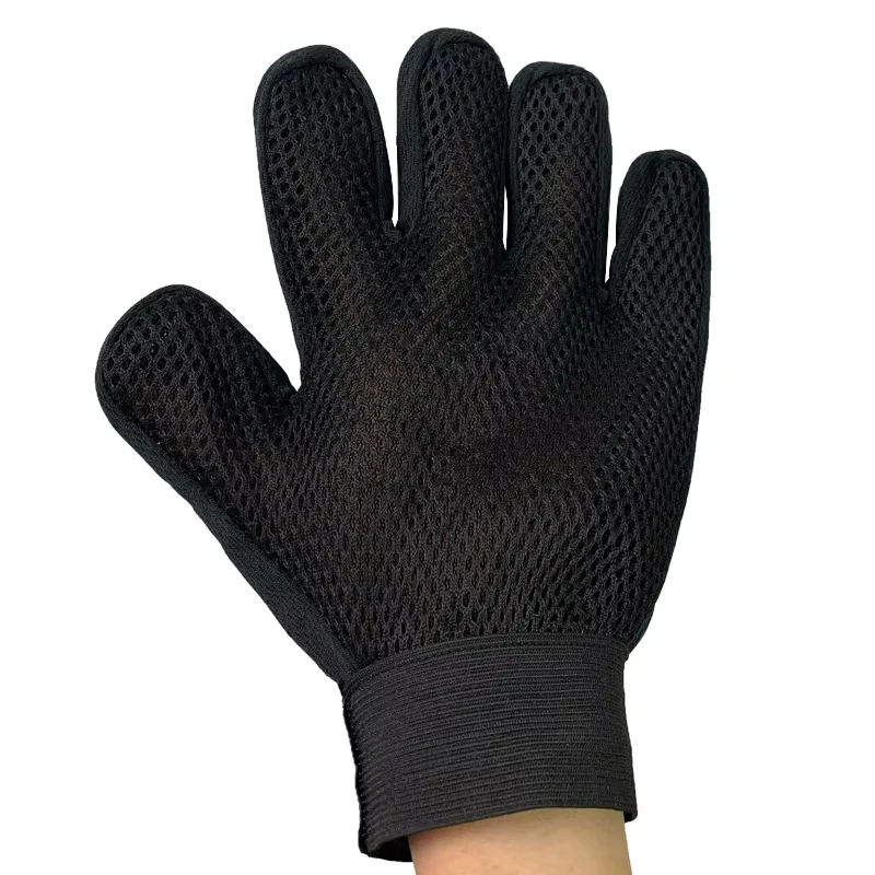Pet Jerking Gloves Dehairing De-fluffing Jerking Cat Rubber Gloves Pet Supplies Cat Bathing Cleaning Tools Glove