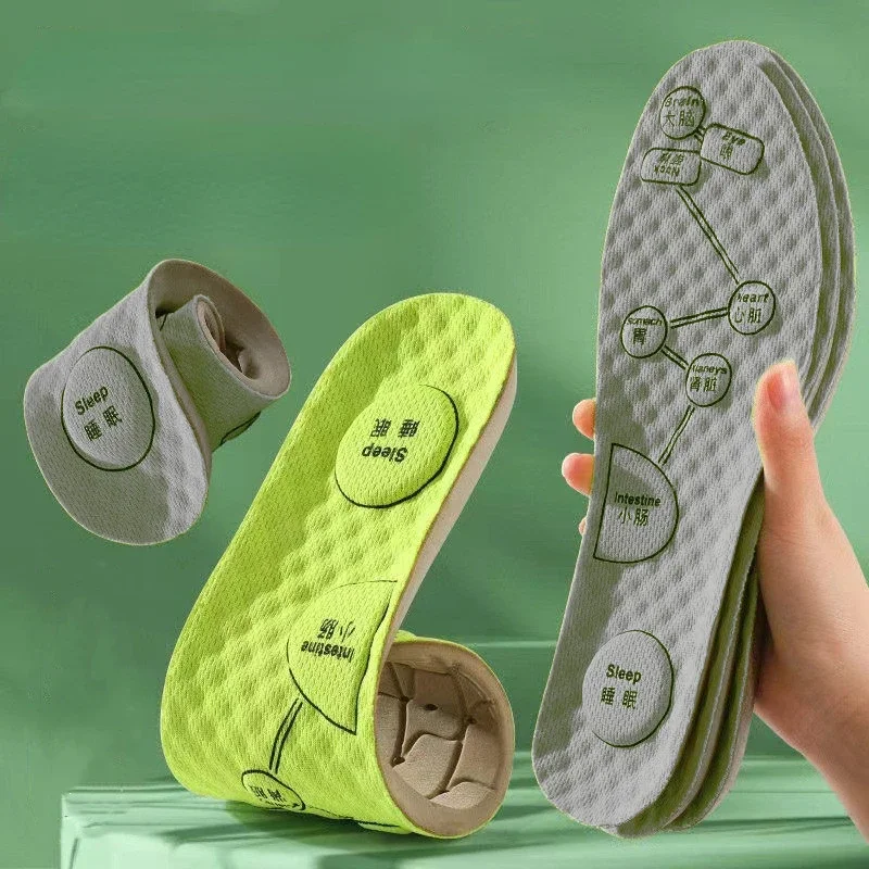 EVA Sports Insole for Shoes Soft Shock-Absorbing Breathable Deodorant Insoles Feet Man Women Shoe Sole Running Template 1 pair