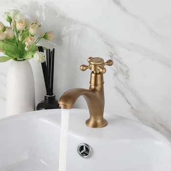 Zappo ก๊อกน้ำเย็นทองเหลืองโบราณ, ก๊อกน้ำในห้องน้ำเดี่ยวจับ1หลุมดาดฟ้าอ่างน้ำก๊อกน้ำอ่างล้างจานอ่างล้างหน้า 2