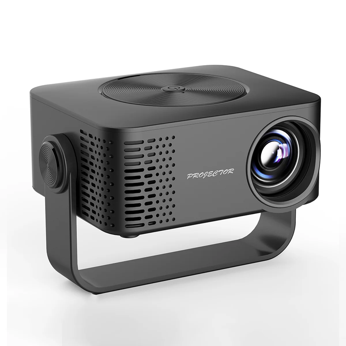 2025 Nuevo mini proyector LED portátil 1080P con Wi-Fi USB HDMI para teléfono móvil portátil cine en casa negro