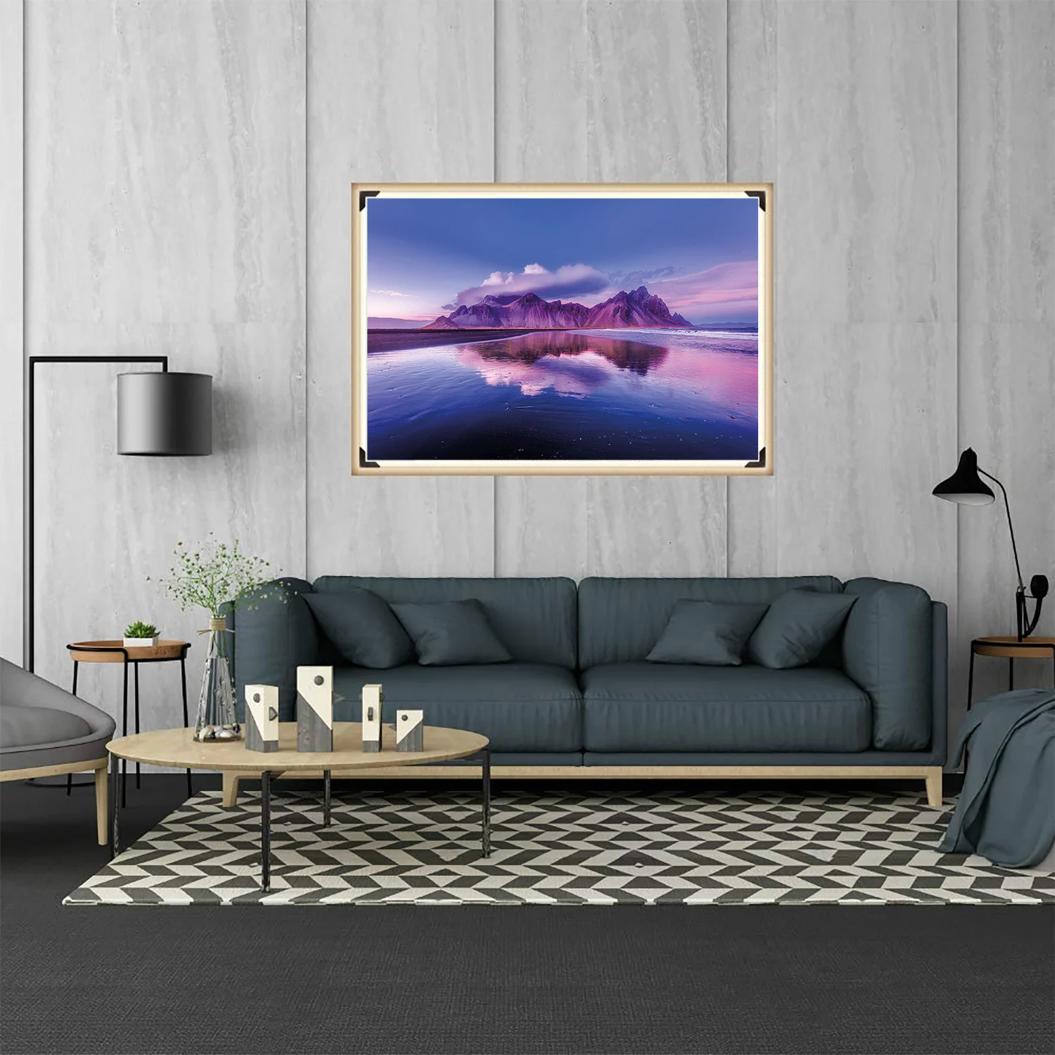 1000 Pieces Vestrahorn Mountain Jigsaw Puzzle Home Decor Adults Puzzle Games Family Fun Floor Puzzles Educational Toys for Kids 6