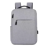 Large Capacity 15.6 Inch Business Laptop Bag Men's Travel Double Shoulder Bag High School College Student Bookbag Fashion Backpa