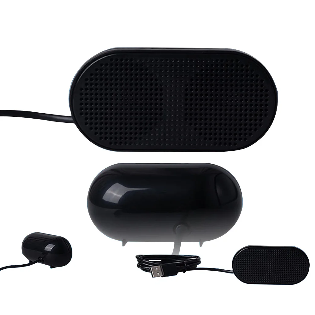 Tragbarer Stereo-Einzigartiger Lautsprecher Mini-Musik-Player USB-Multimedia-Lautsprecher für Notebook-Laptop_voghion.com