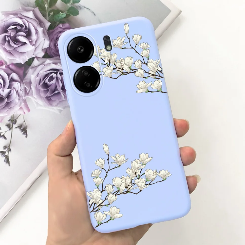For Xiaomi POCO C65 Case Cute Cartoon Cat Painted TPU Silicone Back Cover For Xioami POCO C65 POCOC65 C 65 6.74 Phone Case Funda