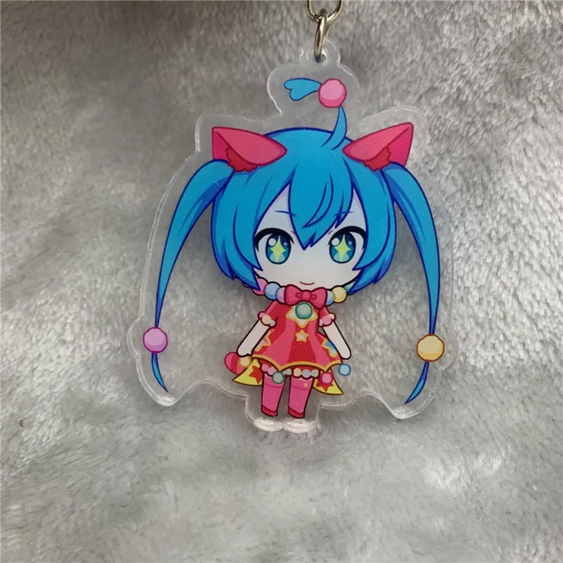 Anime Acrílico Broche Chaveiro, Miyagi Hinomori, Projeto Shizuku, Chaveiro, Correia, Figura, Acessórios de Suspensão, 6cm