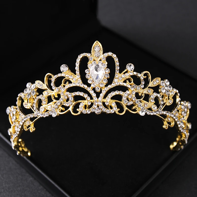 Bridal Tiaras And Crowns Rhinestone Prom Diadem Headband Bridal Wedding hair accessory jewelry accessories hair headdress bridal headwear hair band crown