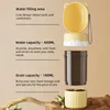 2 in 1 Portable Dog Water Bottle Pet Water Container with Food Storage Pet Travel Drinking Bowl for Dogs Cats Pet Supplies 6