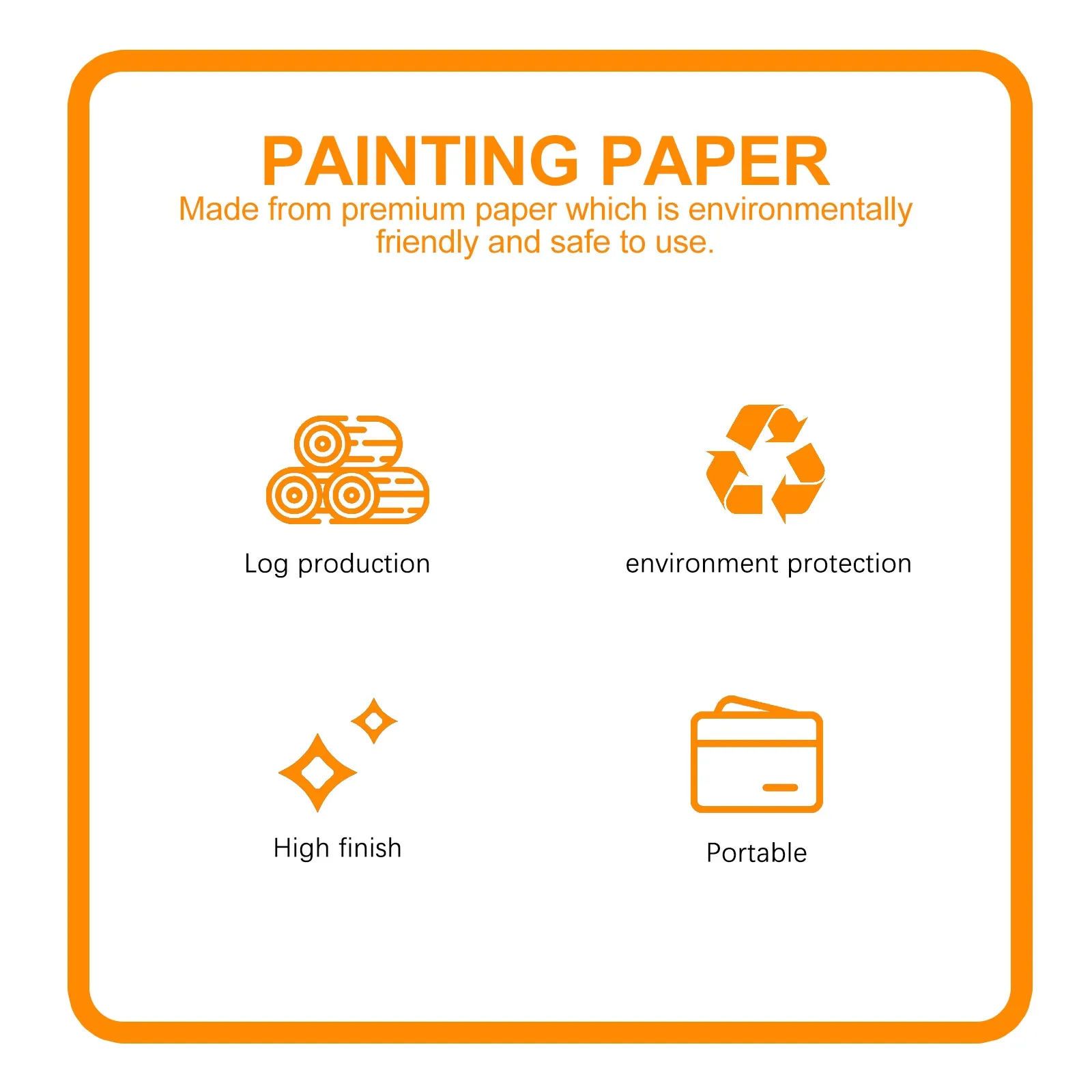 2 롤 빈 드로잉 종이 롤 수채화 연필 잉크 크레용 어린이 공예 예술을위한 프리미엄 화이트 스케치 종이