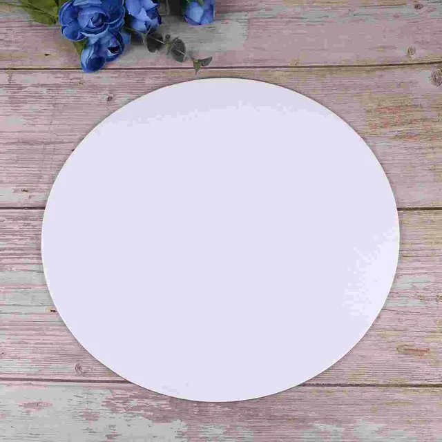 6 PCS Oil Painting Board Canvas Drawing Large Circle Sketchpad Round Small Canvases for Boards Panel Layout Office 5
