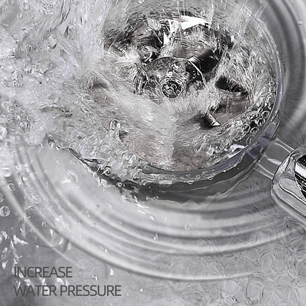 Shower Head Shower Nozzle Shower Head Water Saving Flow 360 Degrees Rotating With Small Fan ABS Rain High Pressure spray Nozzle Bathroom Accessories