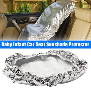 Seggiolino auto per bambini Parasole Coperture antipolvere per bambini Protezione solare Seggiolino di sicurezza Parasole Isolamento termico Coprisedile Forniture per auto per bambini