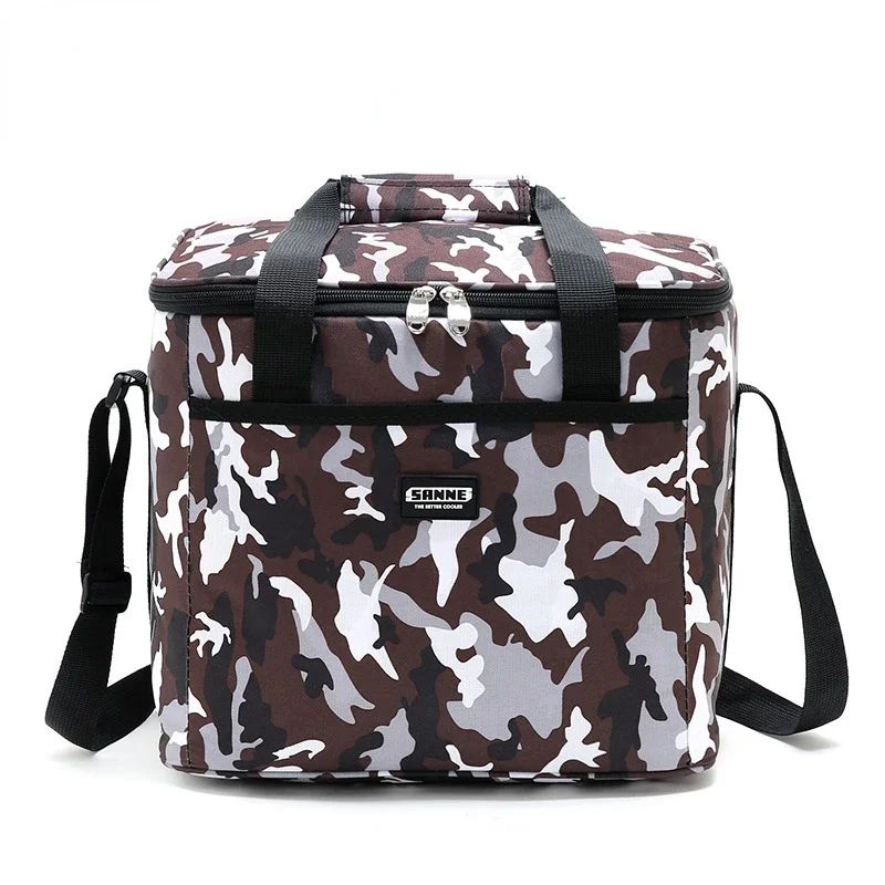 New Camouflage Insulated Lunch Bag for School Office Camo Portable Cooler Thermal Lunch Box Women Children
