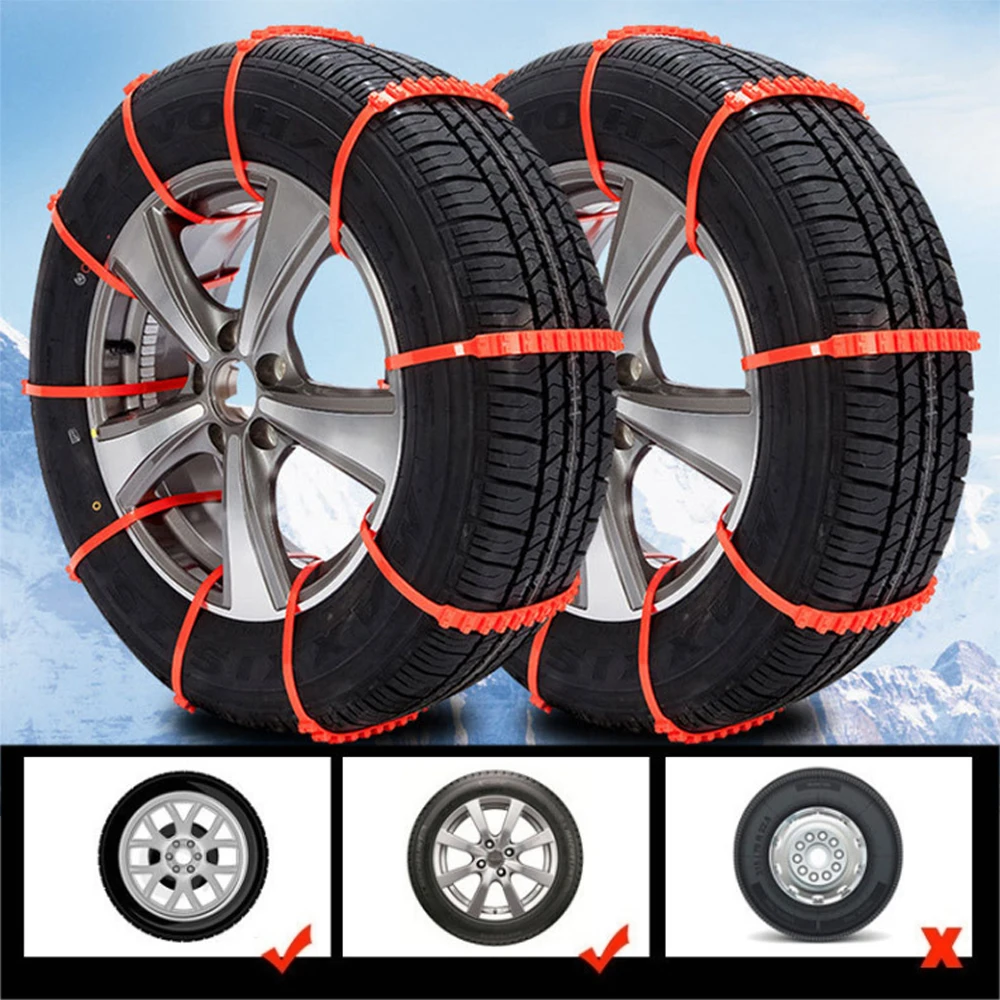 Car Winter Tire Wheel Snow Chains Snow Tire Anti Skid Chains Tyre Cable