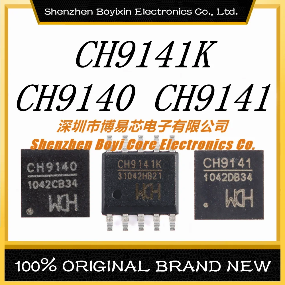 CH9141K  CH9140  CH9141 New Original Genuine Wireless Transceiver Chip IC max3491esd sop 14 original and genuine max3491esd t transceiver chip