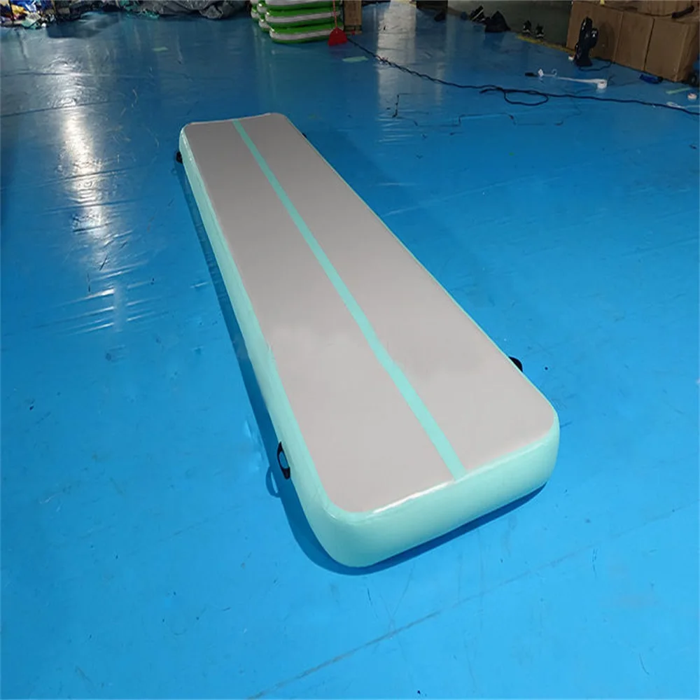 Inflatable gymnastics tumbling mat (with pump) suitable for home gymnastics training, water fitness, inflatable yoga mat S736a61a015e04b90babb4ab02c11e502r