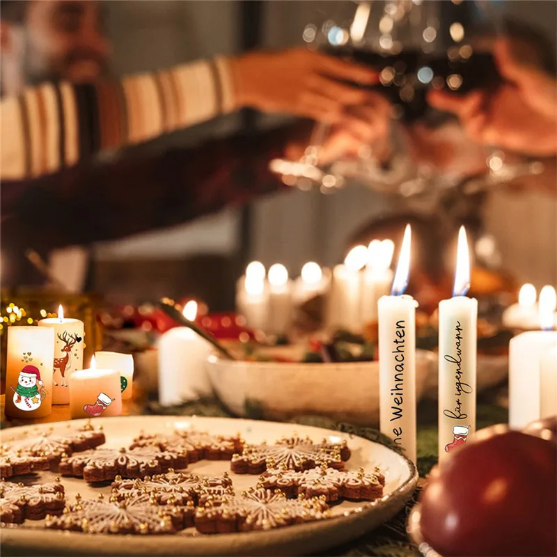 Рисунок 3 - наклейки в виде свечей