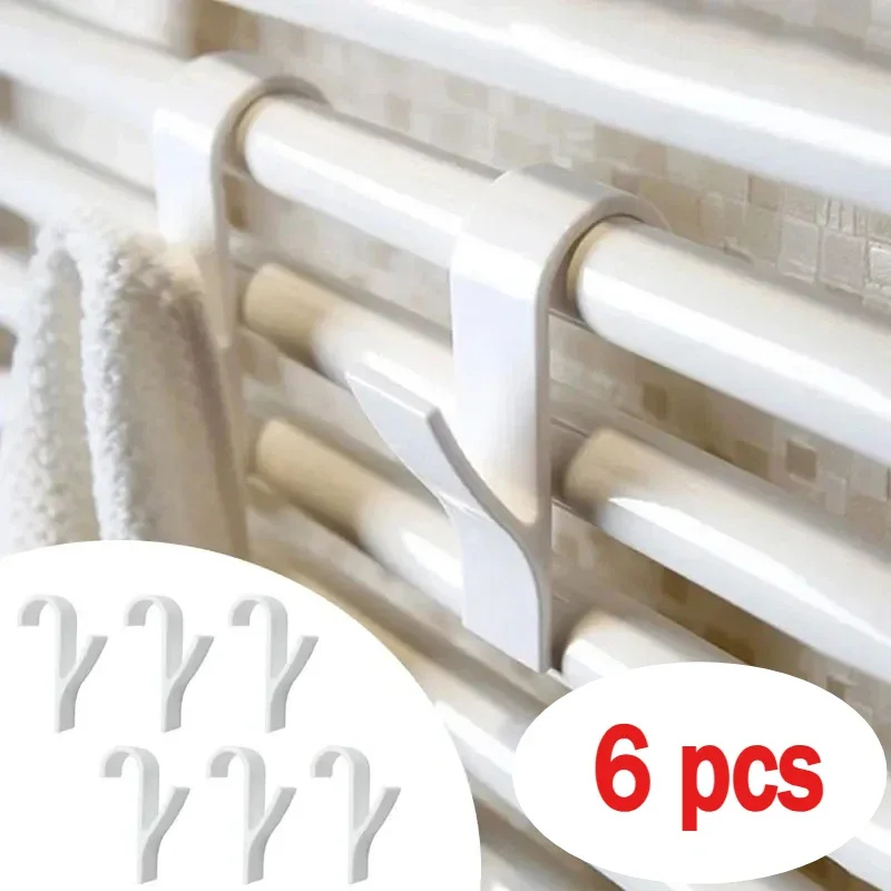 Bathroom Organizer Transparent Shelf Heated Towel Radiator