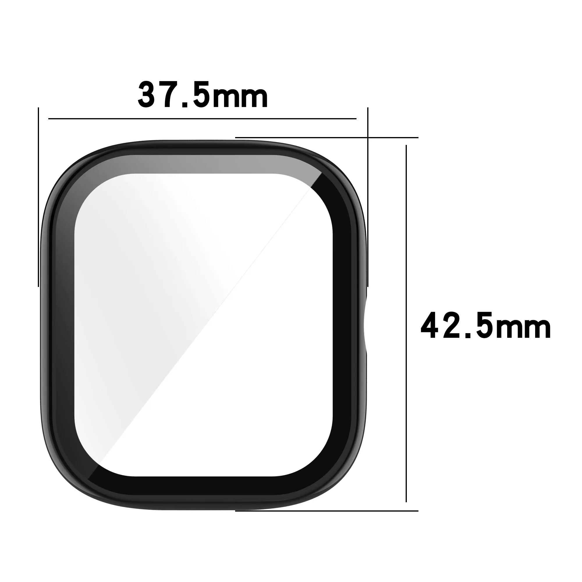 Enhanced PC Protective Cover - Full Screen Protector Case for Smartwatch Protection