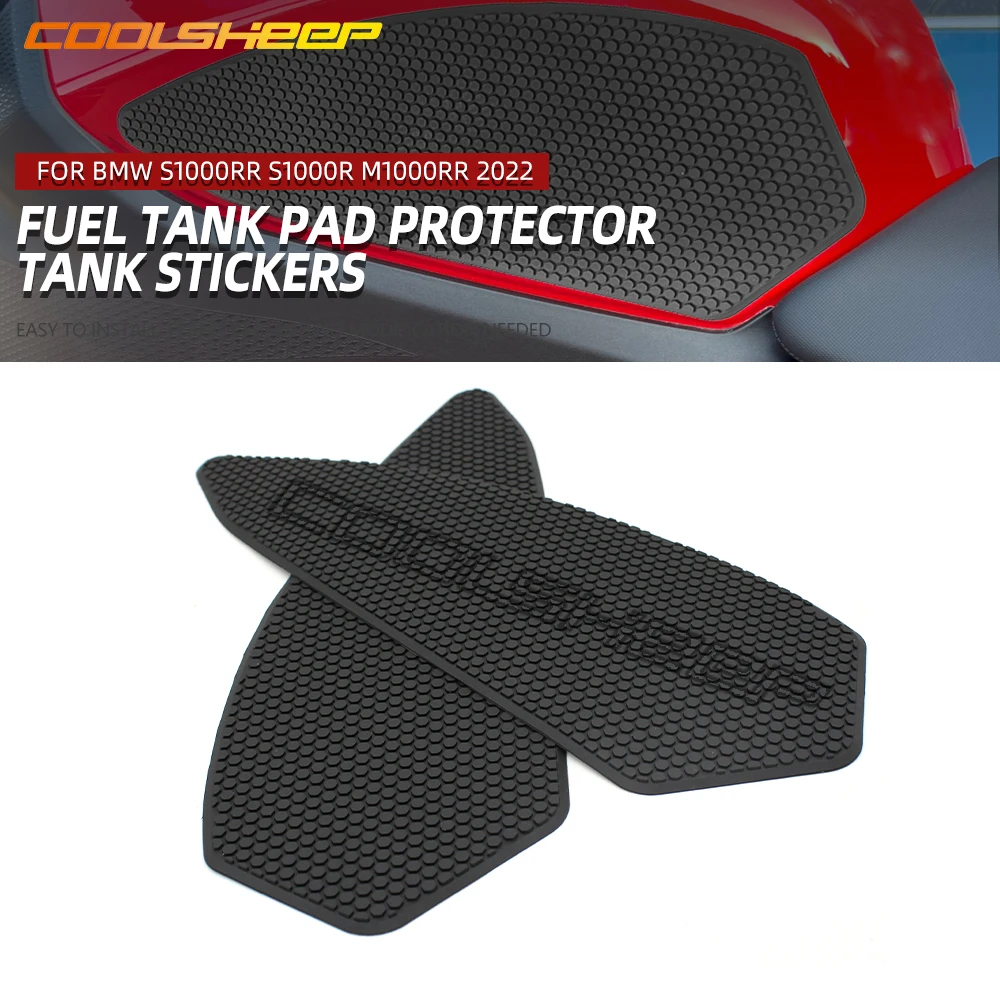 Motorcycle Tank Pad For BMW S1000RR S1000R M1000RR 2022 Decal Sticker Anti Slip Side Knee Grip Traction Protection Accessories new transparent anti slip fuel tank pads side gas knee grip traction pad for bmw s1000r s1000rr 2010 2011 2012 2013 2014 2015