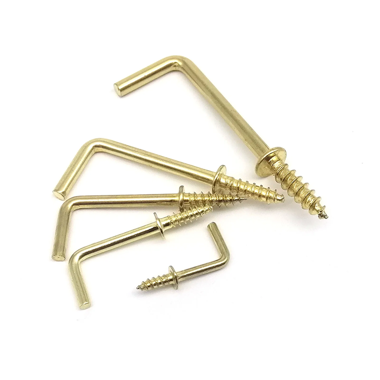 Picture Frame Hangers Hanging Hooks Wall Hooks 25X Golden Picture Photo Frame Lamp Light Cabinet Tool