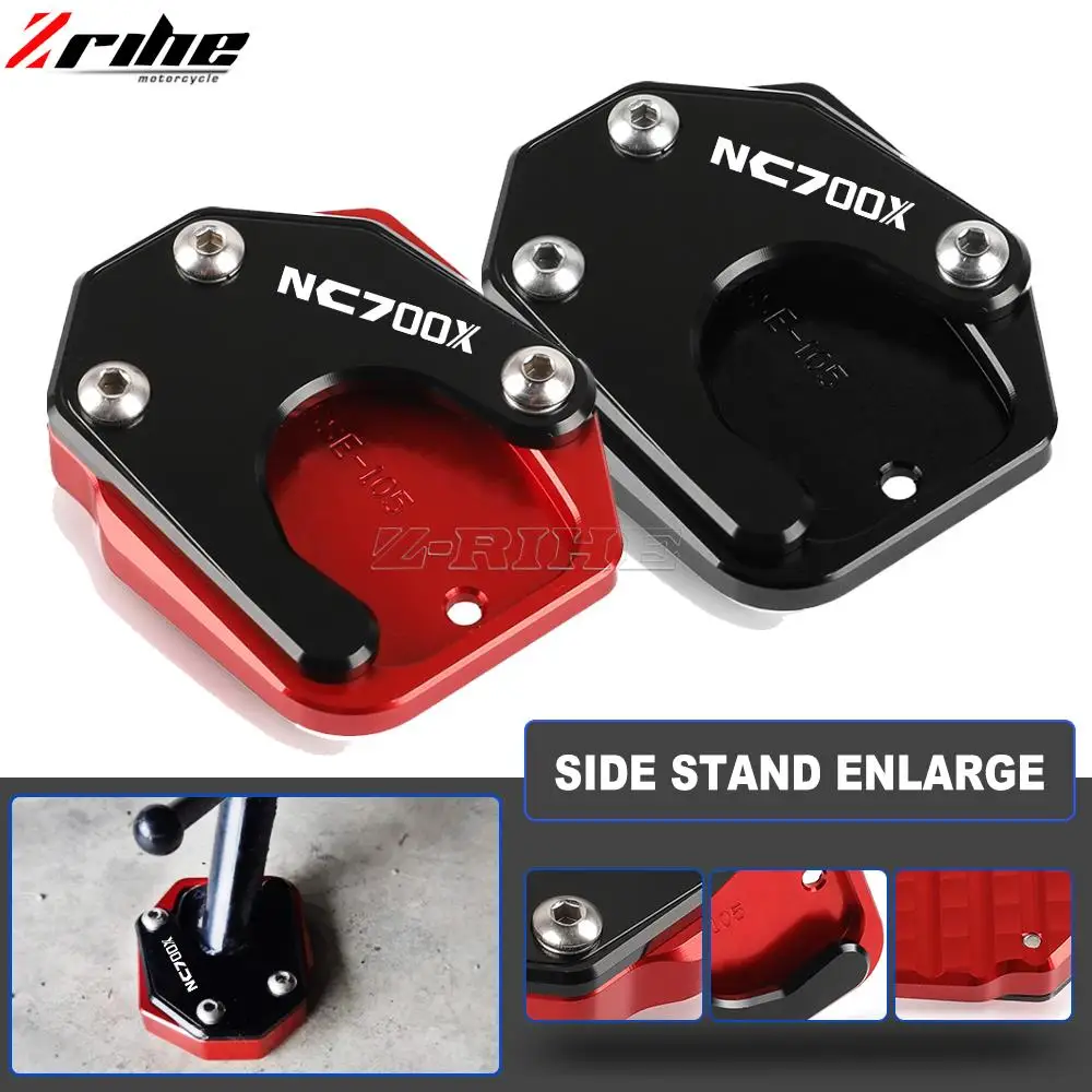 

For Honda NC750 NC700 S/X NC750X NC750S NC700S NC700X Motorcycle Kickstand Side Stand Enlarger Support Foot Plate Extension