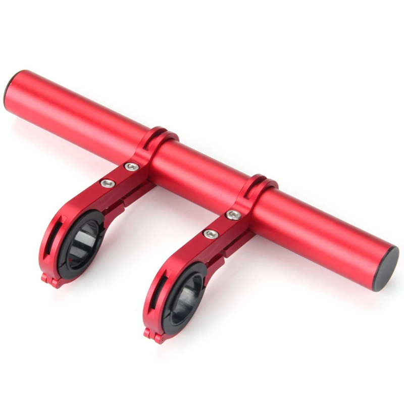1 pz 10/20/30cm manubrio della bicicletta staffa estesa barra di montaggio del faro della bici supporto del Computer supporto della lampada Rack supporto in fibra di lega  18