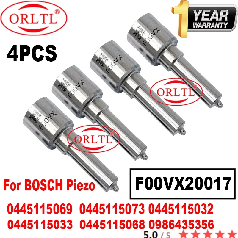 

4 шт. F00VX20017 для Mercedes дизельного пьезофорсунка форсунки 0445115069 0445115073 0445115032 0445115033 0445115068 6460701187