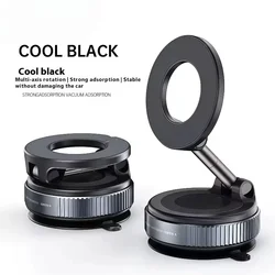 Enhanced Magnetic Phone Holder with Foldable 360° Adjustable Design (Black - B)