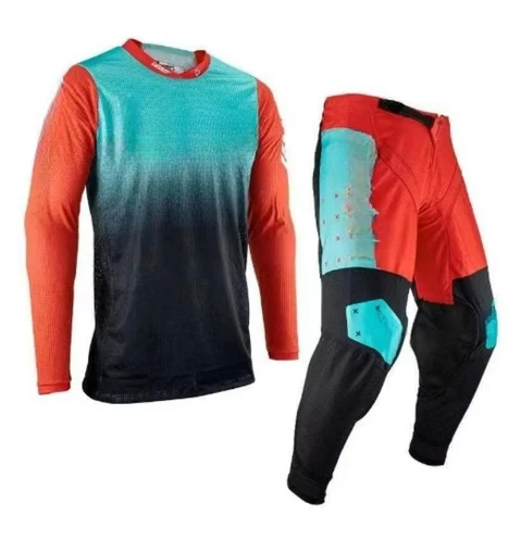 Motorcycle MX Jersey Pants Set Outdoor Off-road Motocross Equipment Men's Women's Spring Autumn Breathable Quick Drying Set