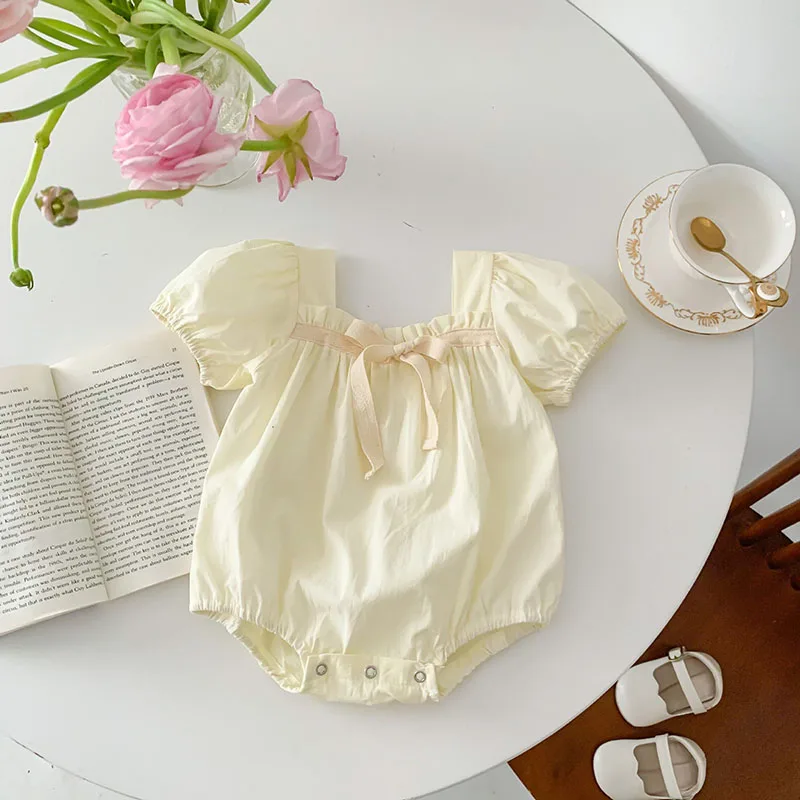 Baby Clothing Summer Newborn Clothing Floral Romper TGie