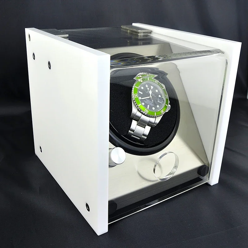 

Silent Movement Automatic Rotating Men's Watch Winders Single-head Watch Storage Boxes Mechanical Wrist Watches Winding Device
