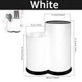 2 hole White
