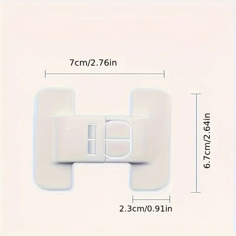 Refrigerator Door Closer Safety Buckle Automatic Lock Punch-free Universal Preventer 10pcs door closer door latch